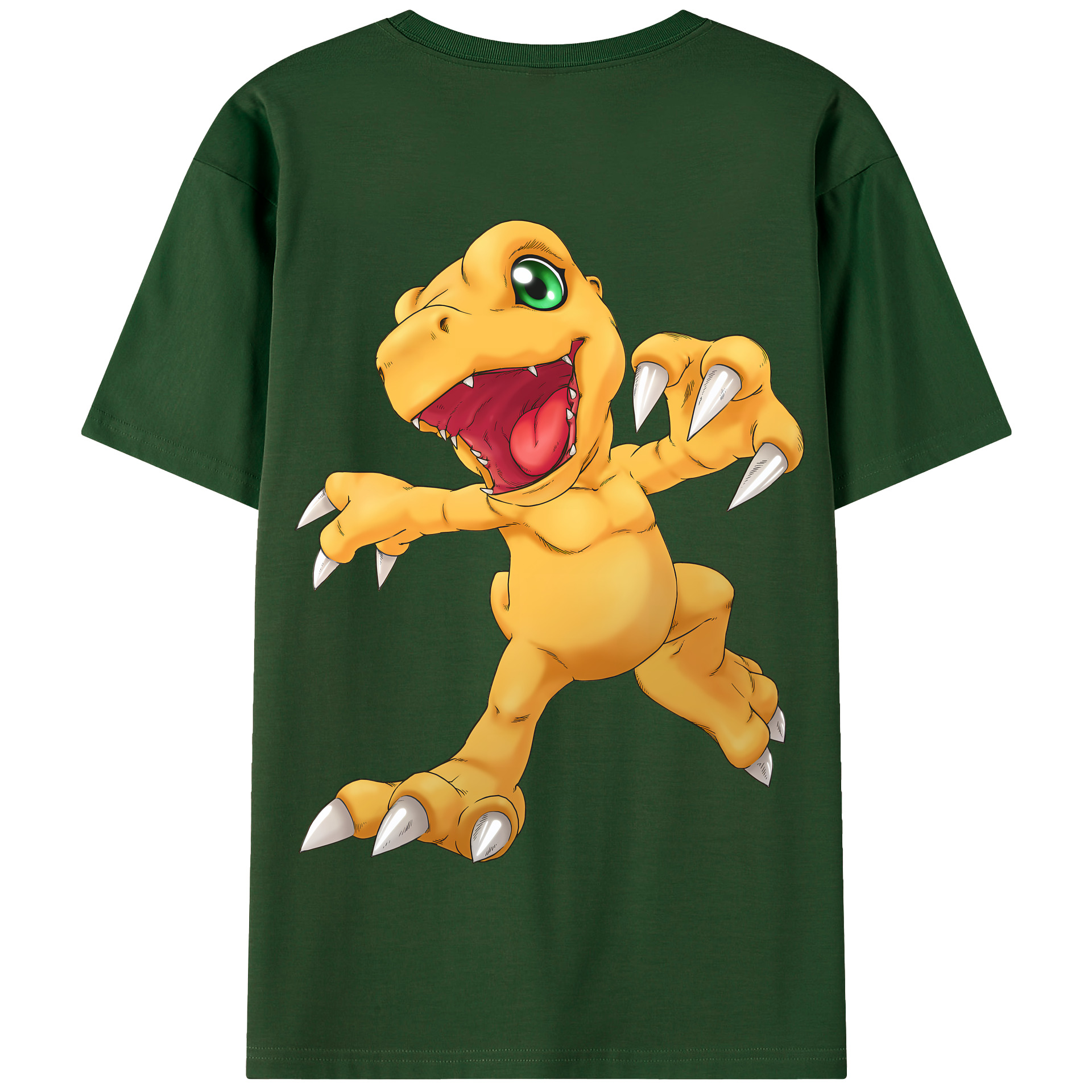 （画像用） Digimon デジタルモンスター/デジモン 綿100％半袖Tシャツ（背面プリント）
